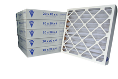 18x24x4 Pleated Air Filter (Merv 8, Maxi-Pleat) (6-Pack)