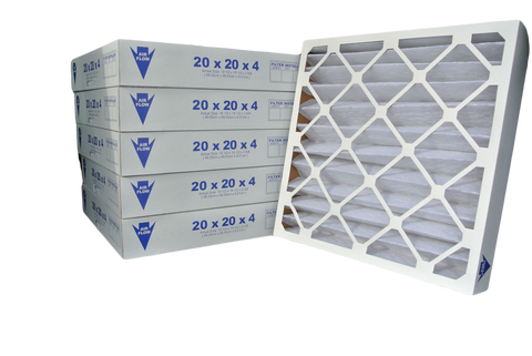20x20x4 Pleated Air Filter (Merv 8-11-13, Maxi-Pleat) (6-Pack)