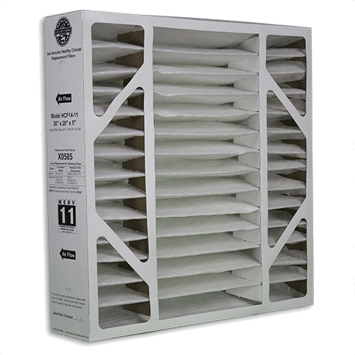 Lennox Part #X0585: 20x20x5 Pleated Air Filter (Merv 11)