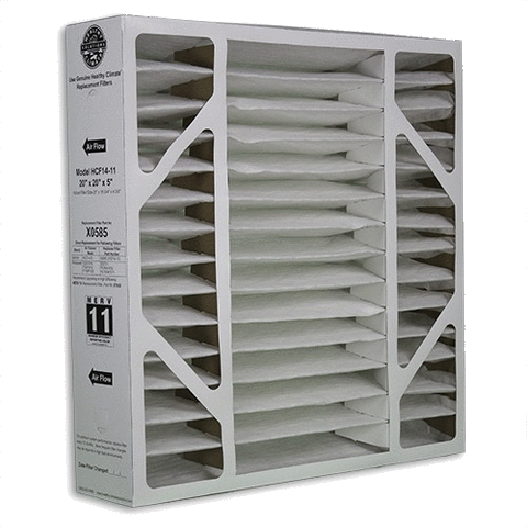 Lennox Part #X0585: 20x20x5 Pleated Air Filter (Merv 11)