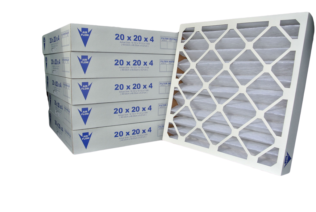 18x24x4 Pleated Air Filter (Merv 8, Maxi-Pleat) (6-Pack)