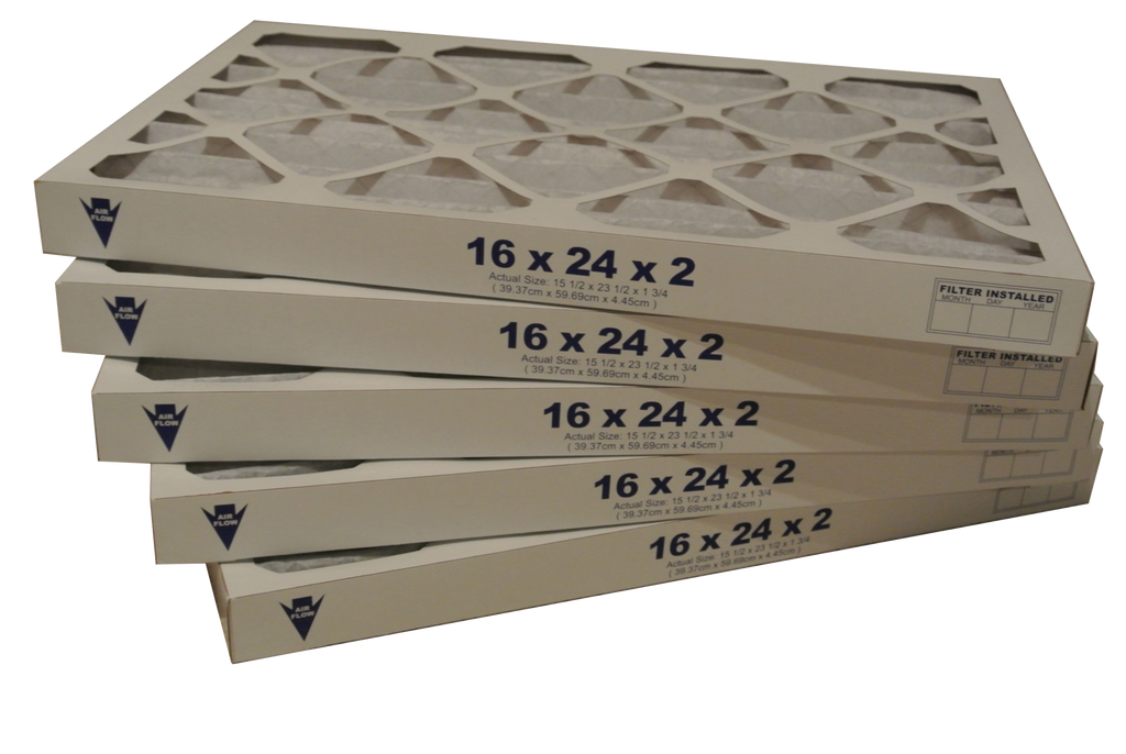 18x24x2 Pleated Air Filters (Merv 8, Maxi-Pleat) (12-Pack)